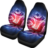 Om Sign Print Universal Fit Car Seat Covers 102422