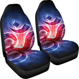 Om Sign Print Universal Fit Car Seat Covers 102422