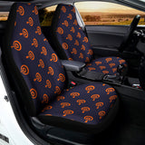 Orange Bullseye Target Pattern Print Universal Fit Car Seat Covers 102422