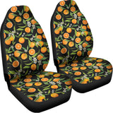 Orange Fruit Pattern Print Universal Fit Car Seat Covers 102422