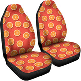 Orange Slices Pattern Print Universal Fit Car Seat Covers 102422