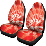Orange Tie Dye Print Universal Fit Car Seat Covers 102422