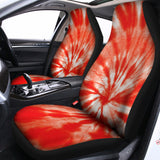 Orange Tie Dye Print Universal Fit Car Seat Covers 102422