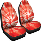 Orange Tie Dye Print Universal Fit Car Seat Covers 102422