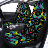 Ornament Psychedelic Trippy Print Universal Fit Car Seat Covers 102422