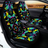Ornament Psychedelic Trippy Print Universal Fit Car Seat Covers 102422