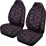 Ornament Tiki Mask Pattern Print Universal Fit Car Seat Covers 102422
