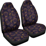 Ornament Tiki Mask Pattern Print Universal Fit Car Seat Covers 102422