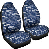 Ornamental Fish Pattern Print Universal Fit Car Seat Covers 102422