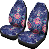 Ornamental Paisley Mandala Print Universal Fit Car Seat Covers 102422