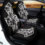 Ornamental Silver Cross Print Universal Fit Car Seat Covers 102422