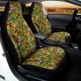 Outdoor Camping Pattern Print Universal Fit Car Seat Covers 102422