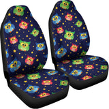 Owl And Star Pattern Print Universal Fit Car Seat Covers 102422