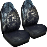 Owl At Night Print Universal Fit Car Seat Covers 102422