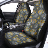 Owl Knitted Pattern Print Universal Fit Car Seat Covers 102422