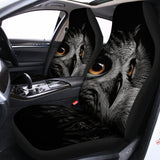 Owl Portrait Print Universal Fit Car Seat Covers 102422