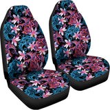 Paisley And Floral Pattern Print Universal Fit Car Seat Covers 102422