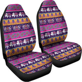 Paisley Elephant Hamsa Pattern Print Universal Fit Car Seat Covers 102422