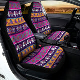 Paisley Elephant Hamsa Pattern Print Universal Fit Car Seat Covers 102422