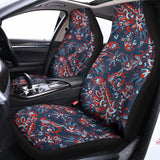 Paisley Floral Bohemian Pattern Print Universal Fit Car Seat Covers 102422