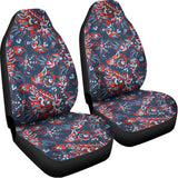 Paisley Floral Bohemian Pattern Print Universal Fit Car Seat Covers 102422