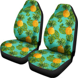 Palm Leaf Pineapple Pattern Print Universal Fit Car Seat Covers 102422