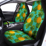 Palm Leaf Pineapple Pattern Print Universal Fit Car Seat Covers 102422
