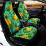 Palm Leaf Pineapple Pattern Print Universal Fit Car Seat Covers 102422
