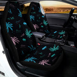 Palm Tree Summer Beach Pattern Print Universal Fit Car Seat Covers 102422