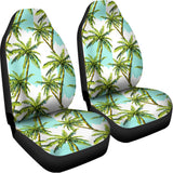 Palm Tree Tropical Pattern Print Universal Fit Car Seat Covers 102422