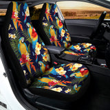 Parrot And Flower Pattern Print Universal Fit Car Seat Covers 102422