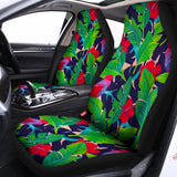 Parrot Banana Leaf Hawaii Pattern Print Universal Fit Car Seat Covers 102422