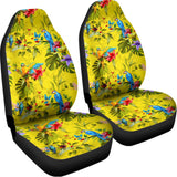 Parrot Tropical Pattern Print Universal Fit Car Seat Covers 102422