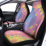 Pastel Acid Melt Print Universal Fit Car Seat Covers 102422