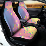 Pastel Acid Melt Print Universal Fit Car Seat Covers 102422