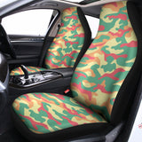 Pastel Camouflage Print Universal Fit Car Seat Covers 102422