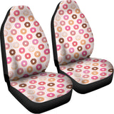 Pastel Donut Pattern Print Universal Fit Car Seat Covers 102422