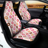 Pastel Donut Pattern Print Universal Fit Car Seat Covers 102422