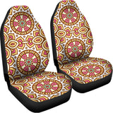 Pastel Ethnic Mandala Print Universal Fit Car Seat Covers 102422