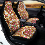 Pastel Ethnic Mandala Print Universal Fit Car Seat Covers 102422