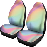Pastel Holographic Print Universal Fit Car Seat Covers 102422