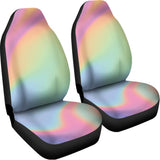 Pastel Holographic Print Universal Fit Car Seat Covers 102422