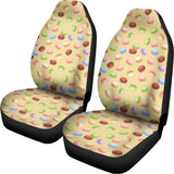 Pastel Macaron Pattern Print Universal Fit Car Seat Covers 102422