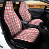 Pastel Madras Pattern Print Universal Fit Car Seat Covers 102422