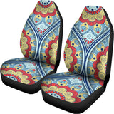 Pastel Ornament Mandala Print Universal Fit Car Seat Covers 102422