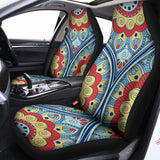 Pastel Ornament Mandala Print Universal Fit Car Seat Covers 102422