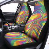 Pastel Rave Print Universal Fit Car Seat Covers 102422