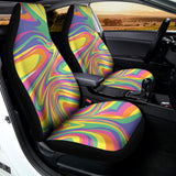 Pastel Rave Print Universal Fit Car Seat Covers 102422