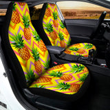 Pastel Zig Zag Pineapple Pattern Print Universal Fit Car Seat Covers 102422