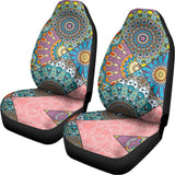 Patchwork Mandala Bohemian Pattern Print Universal Fit Car Seat Covers 102422